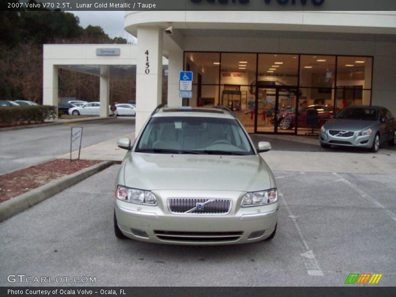 Lunar Gold Metallic / Taupe 2007 Volvo V70 2.5T