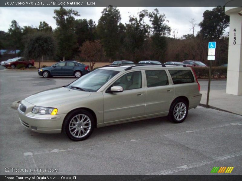 Lunar Gold Metallic / Taupe 2007 Volvo V70 2.5T