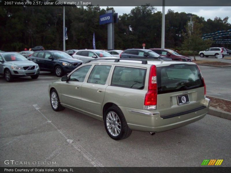 Lunar Gold Metallic / Taupe 2007 Volvo V70 2.5T