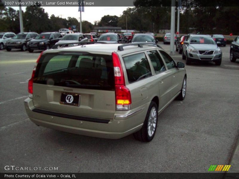Lunar Gold Metallic / Taupe 2007 Volvo V70 2.5T