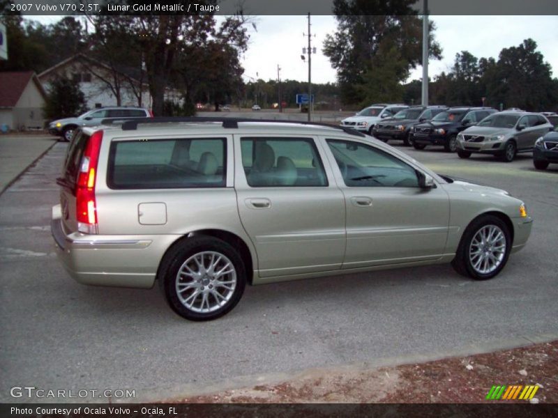 Lunar Gold Metallic / Taupe 2007 Volvo V70 2.5T