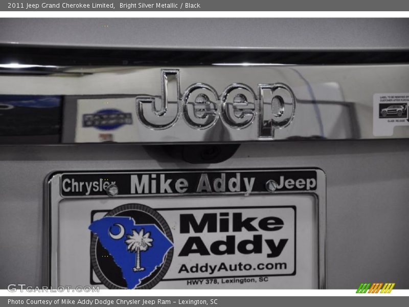 Bright Silver Metallic / Black 2011 Jeep Grand Cherokee Limited