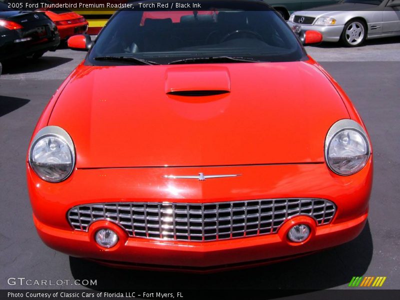 Torch Red / Black Ink 2005 Ford Thunderbird Premium Roadster