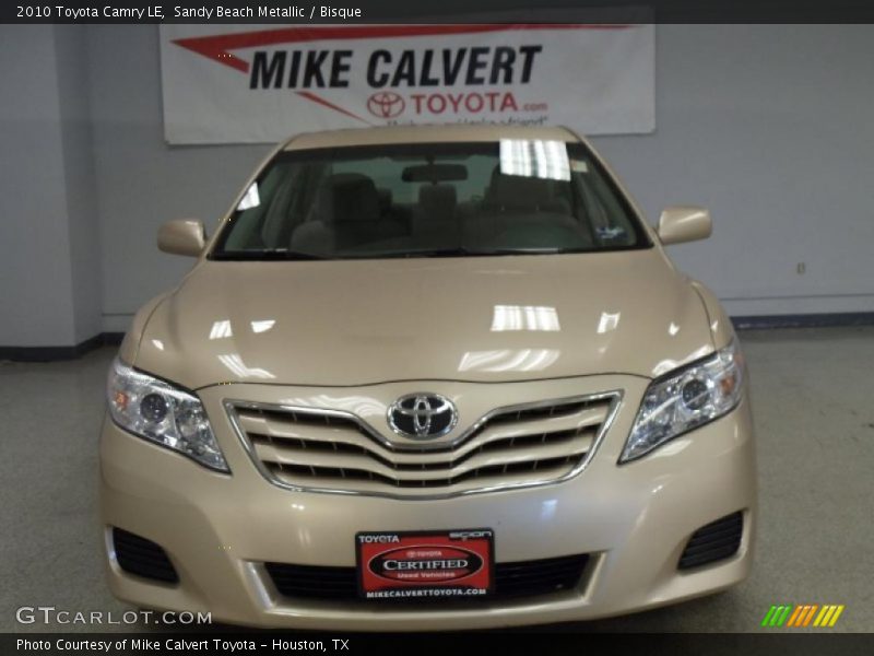 Sandy Beach Metallic / Bisque 2010 Toyota Camry LE