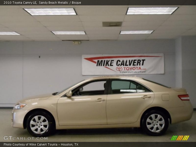 Sandy Beach Metallic / Bisque 2010 Toyota Camry LE