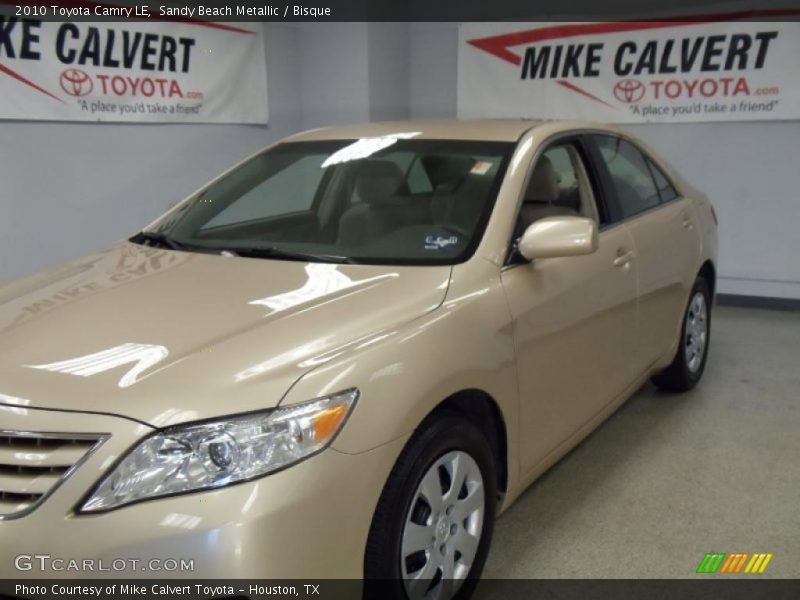 Sandy Beach Metallic / Bisque 2010 Toyota Camry LE