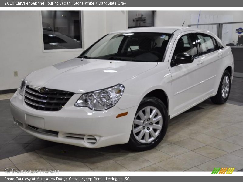 Stone White / Dark Slate Gray 2010 Chrysler Sebring Touring Sedan