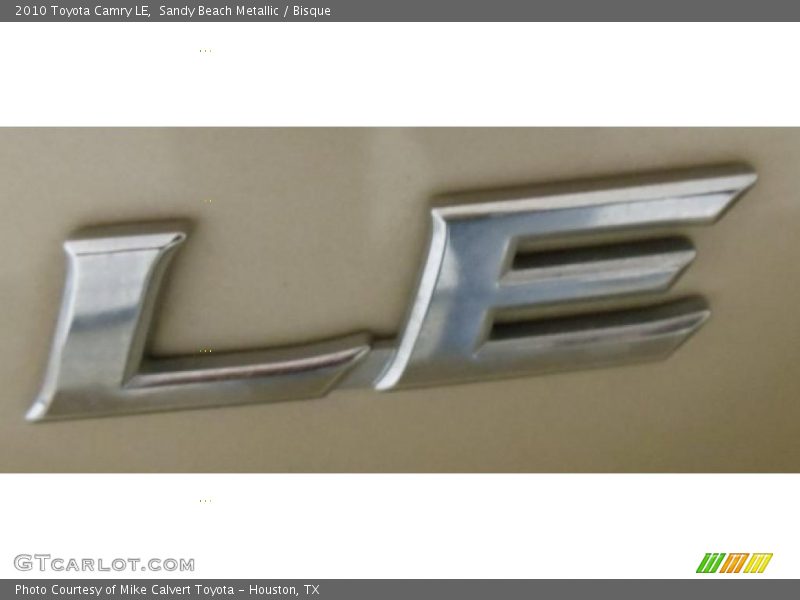 Sandy Beach Metallic / Bisque 2010 Toyota Camry LE