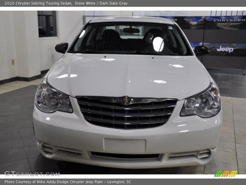Stone White / Dark Slate Gray 2010 Chrysler Sebring Touring Sedan
