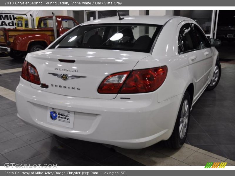 Stone White / Dark Slate Gray 2010 Chrysler Sebring Touring Sedan