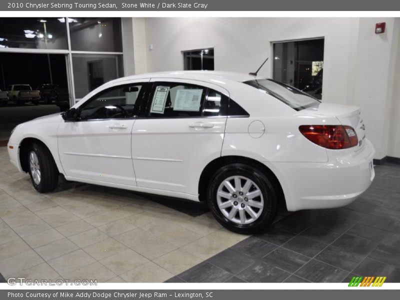 Stone White / Dark Slate Gray 2010 Chrysler Sebring Touring Sedan