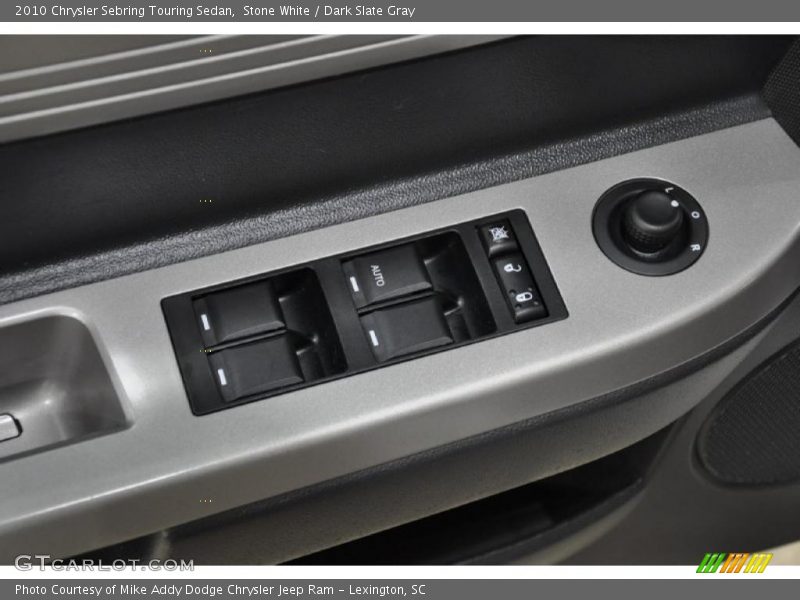 Stone White / Dark Slate Gray 2010 Chrysler Sebring Touring Sedan