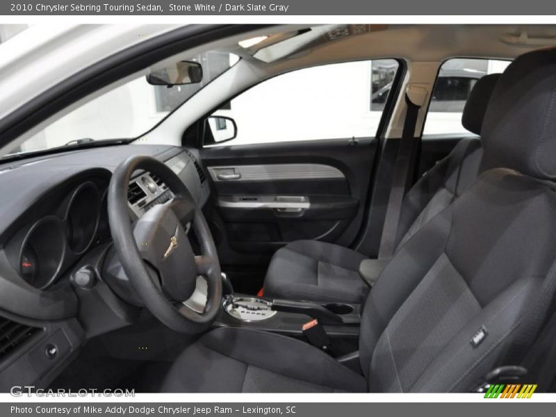 Stone White / Dark Slate Gray 2010 Chrysler Sebring Touring Sedan