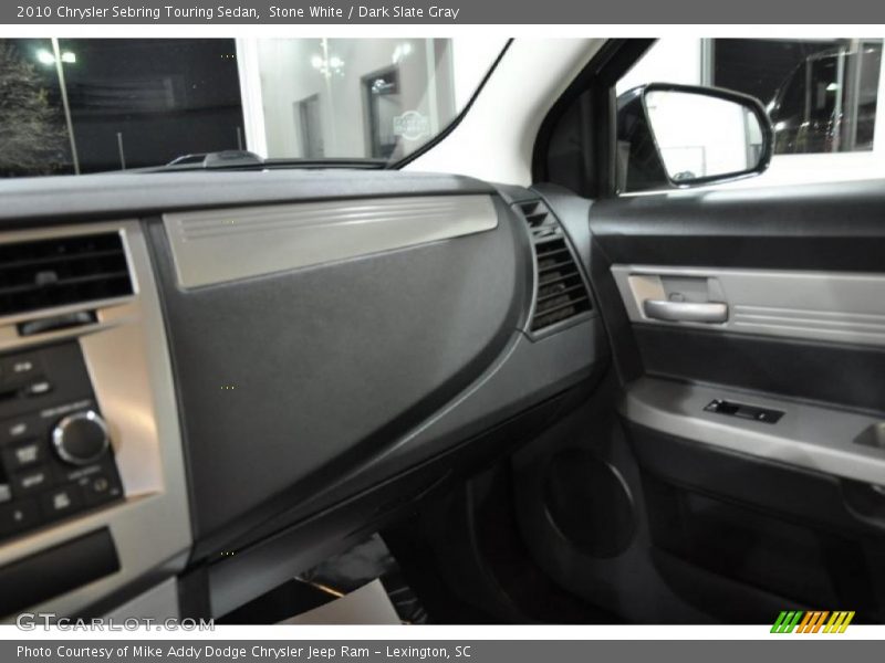 Stone White / Dark Slate Gray 2010 Chrysler Sebring Touring Sedan