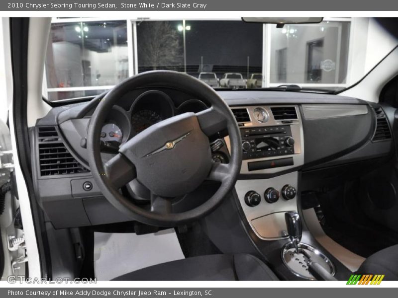 Stone White / Dark Slate Gray 2010 Chrysler Sebring Touring Sedan