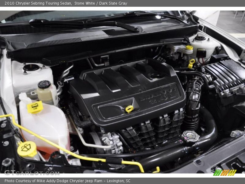 Stone White / Dark Slate Gray 2010 Chrysler Sebring Touring Sedan