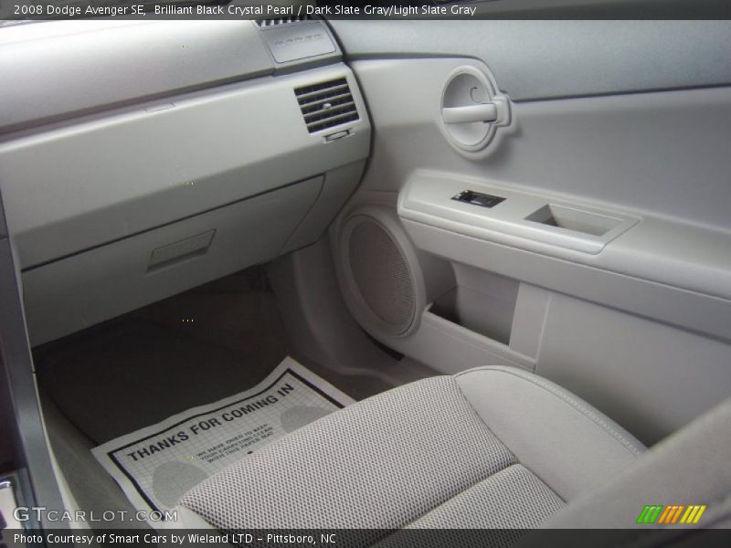 Brilliant Black Crystal Pearl / Dark Slate Gray/Light Slate Gray 2008 Dodge Avenger SE
