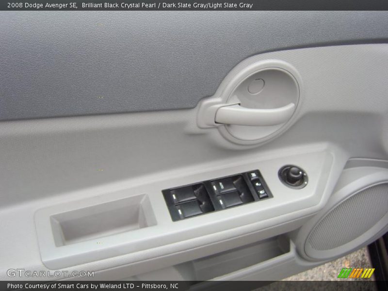 Brilliant Black Crystal Pearl / Dark Slate Gray/Light Slate Gray 2008 Dodge Avenger SE