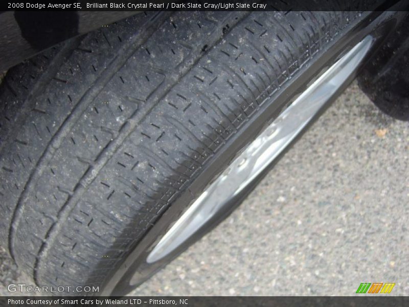 Brilliant Black Crystal Pearl / Dark Slate Gray/Light Slate Gray 2008 Dodge Avenger SE