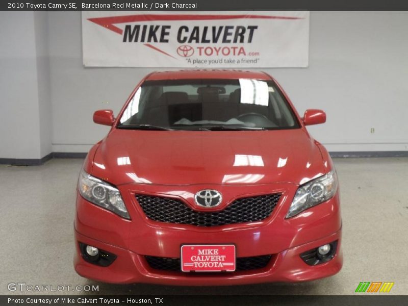 Barcelona Red Metallic / Dark Charcoal 2010 Toyota Camry SE