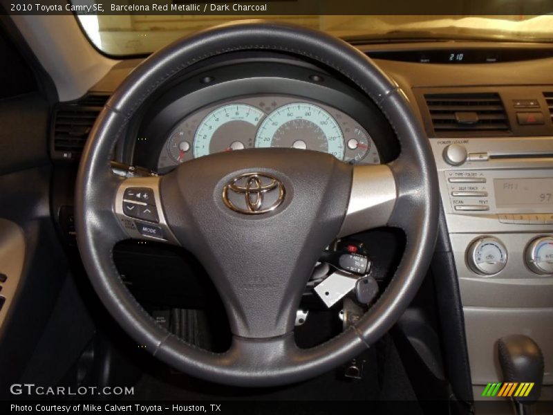 Barcelona Red Metallic / Dark Charcoal 2010 Toyota Camry SE