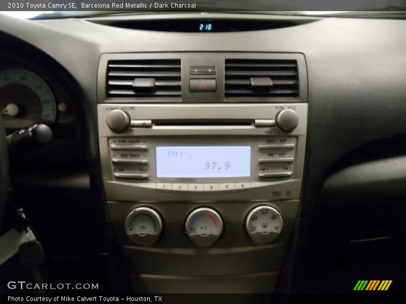 Barcelona Red Metallic / Dark Charcoal 2010 Toyota Camry SE