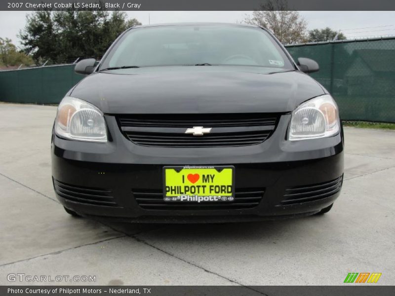 Black / Gray 2007 Chevrolet Cobalt LS Sedan