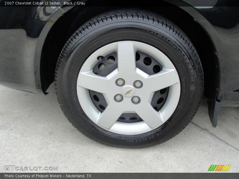 Black / Gray 2007 Chevrolet Cobalt LS Sedan