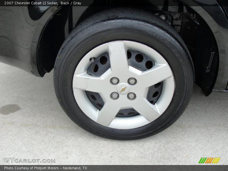 Black / Gray 2007 Chevrolet Cobalt LS Sedan