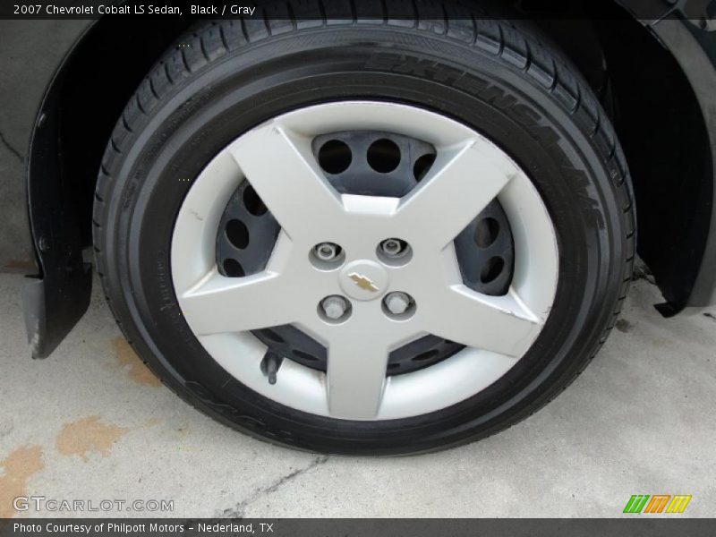 Black / Gray 2007 Chevrolet Cobalt LS Sedan