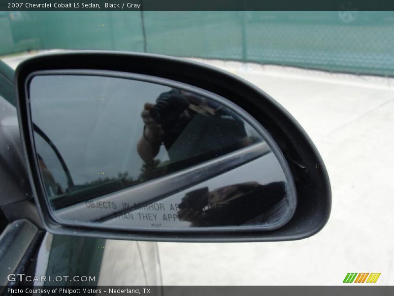 Black / Gray 2007 Chevrolet Cobalt LS Sedan