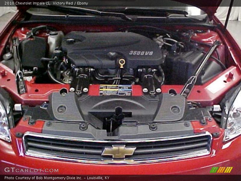 Victory Red / Ebony 2010 Chevrolet Impala LS