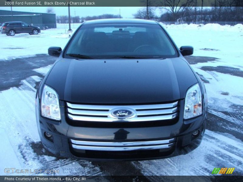 Black Ebony / Charcoal Black 2008 Ford Fusion SE
