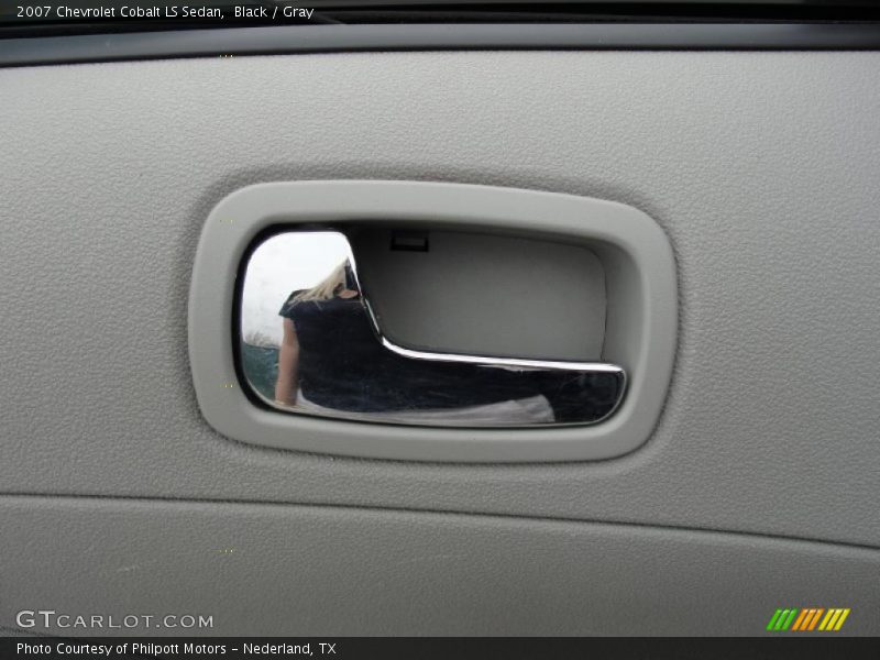 Black / Gray 2007 Chevrolet Cobalt LS Sedan