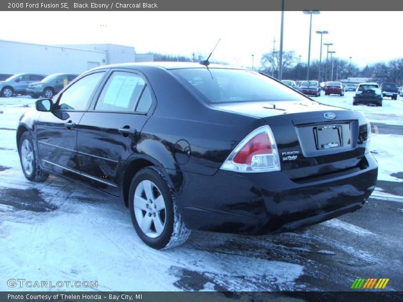 Black Ebony / Charcoal Black 2008 Ford Fusion SE