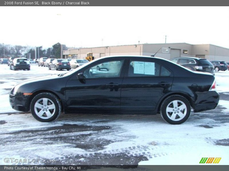 Black Ebony / Charcoal Black 2008 Ford Fusion SE