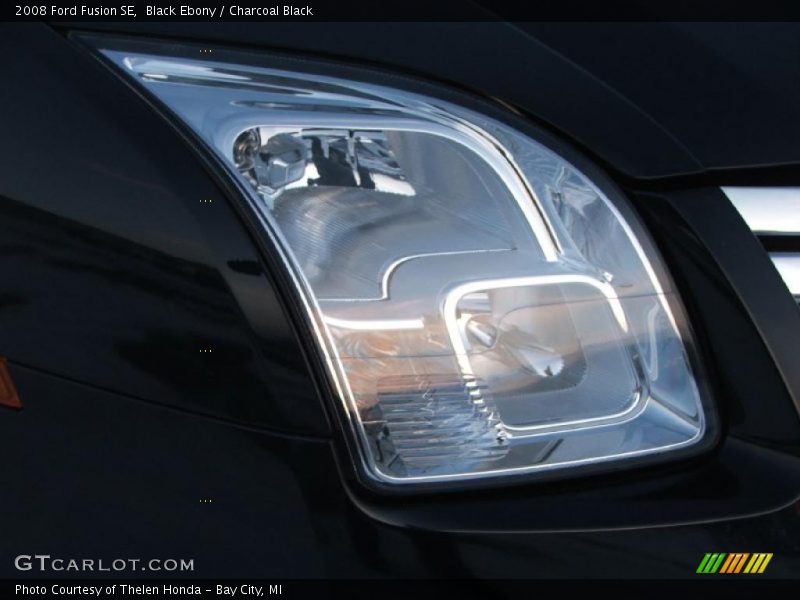 Black Ebony / Charcoal Black 2008 Ford Fusion SE