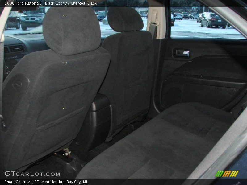 Black Ebony / Charcoal Black 2008 Ford Fusion SE