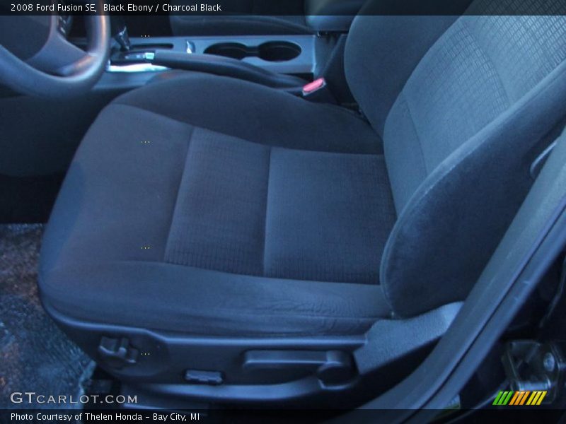 Black Ebony / Charcoal Black 2008 Ford Fusion SE