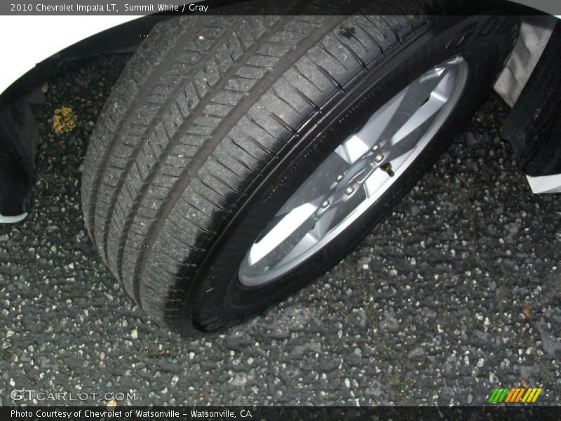 Summit White / Gray 2010 Chevrolet Impala LT