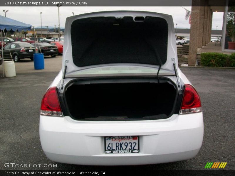 Summit White / Gray 2010 Chevrolet Impala LT