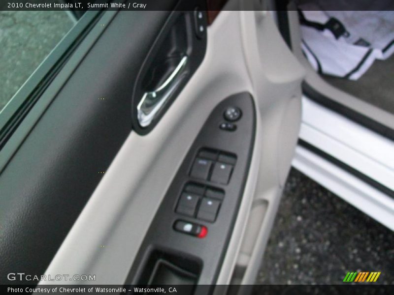 Summit White / Gray 2010 Chevrolet Impala LT