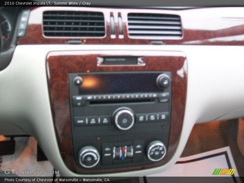 Summit White / Gray 2010 Chevrolet Impala LT