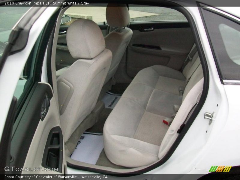 Summit White / Gray 2010 Chevrolet Impala LT