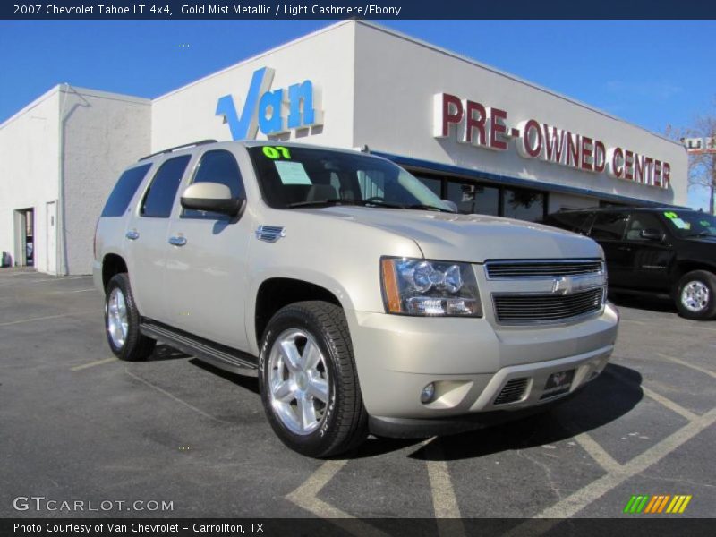 Gold Mist Metallic / Light Cashmere/Ebony 2007 Chevrolet Tahoe LT 4x4