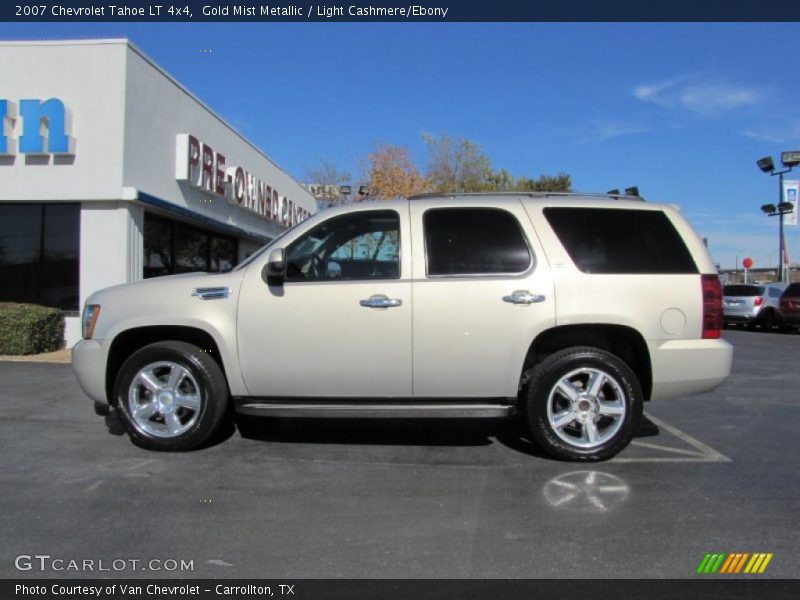 Gold Mist Metallic / Light Cashmere/Ebony 2007 Chevrolet Tahoe LT 4x4