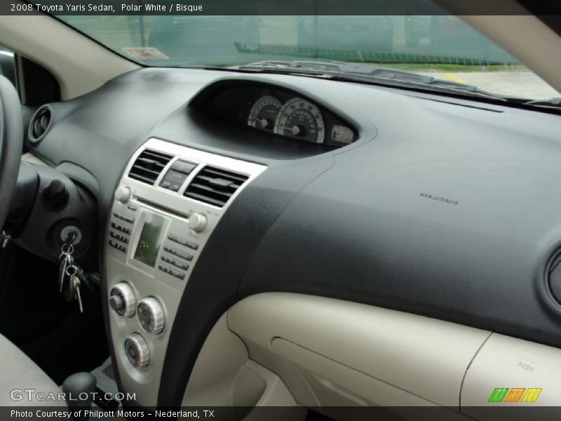 Dashboard of 2008 Yaris Sedan