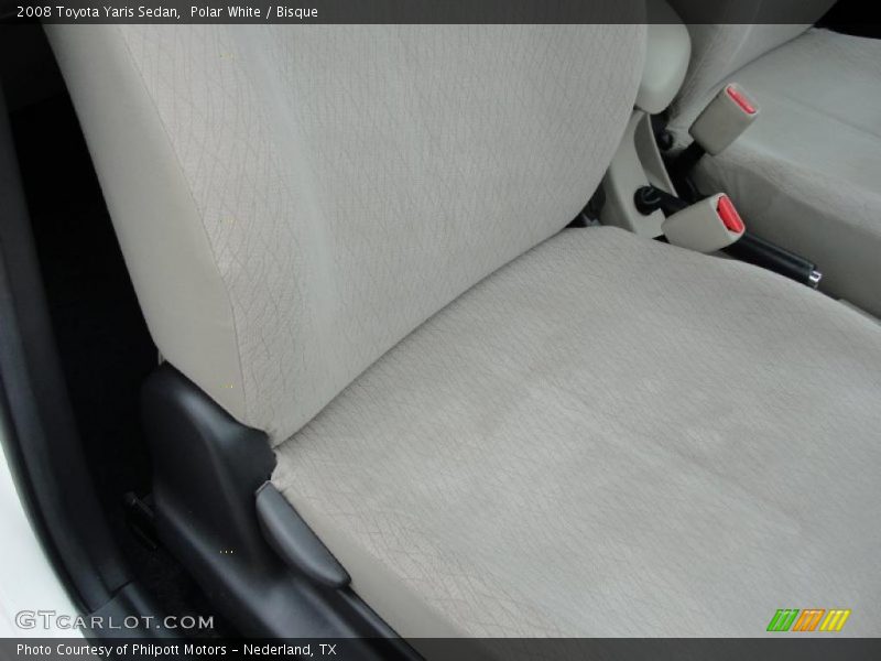 Polar White / Bisque 2008 Toyota Yaris Sedan