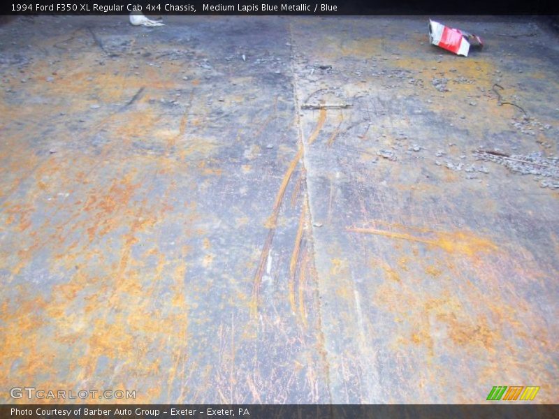 Medium Lapis Blue Metallic / Blue 1994 Ford F350 XL Regular Cab 4x4 Chassis