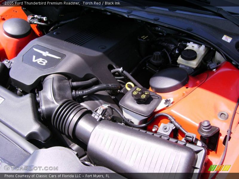Torch Red / Black Ink 2005 Ford Thunderbird Premium Roadster